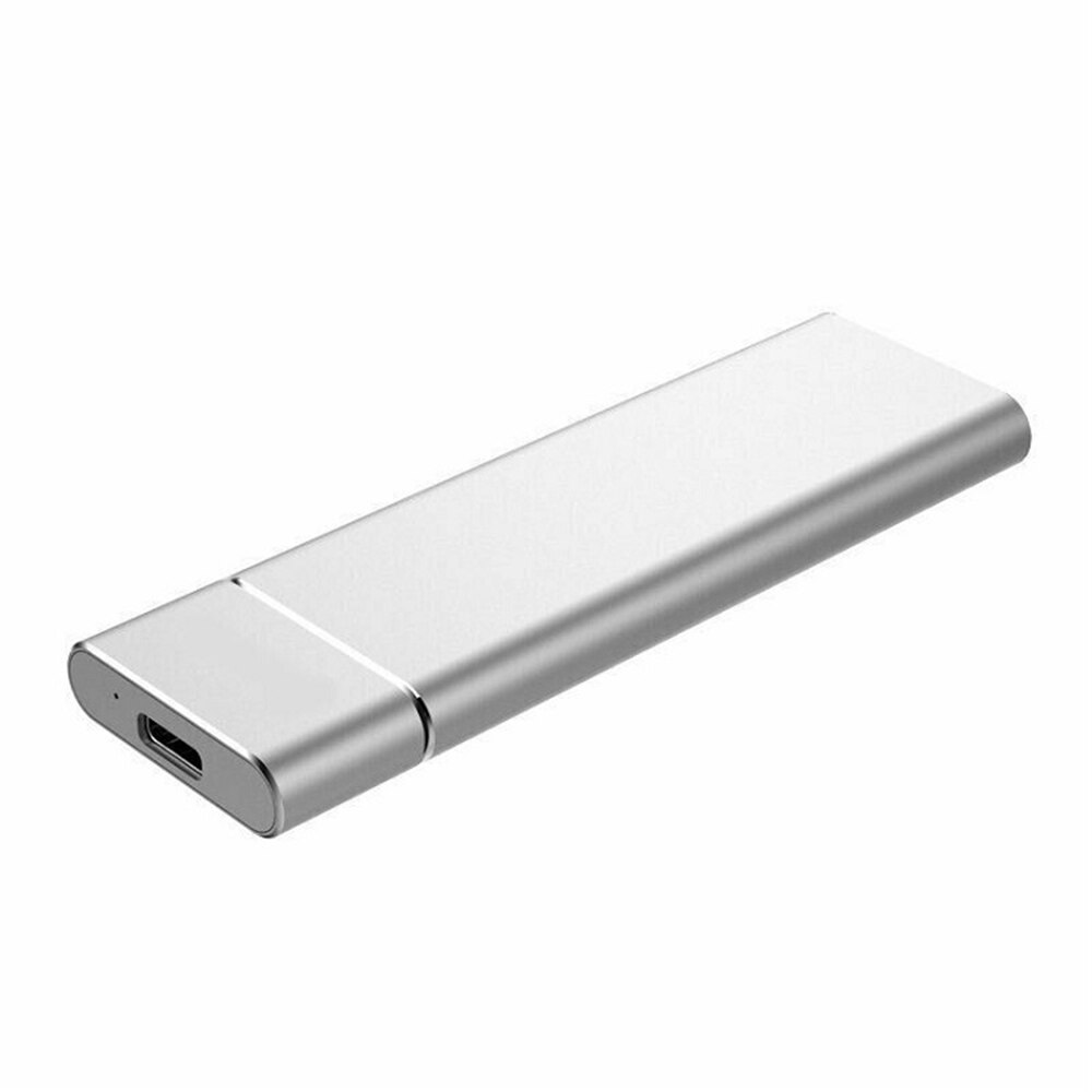 Unidad de estado sólido móvil SSD 1/2/4T, dispositivo de almacenamiento, disco duro externo portátil tipo C, USB 3,0, disco duro de estado sólido para ordenador portátil: White 2T