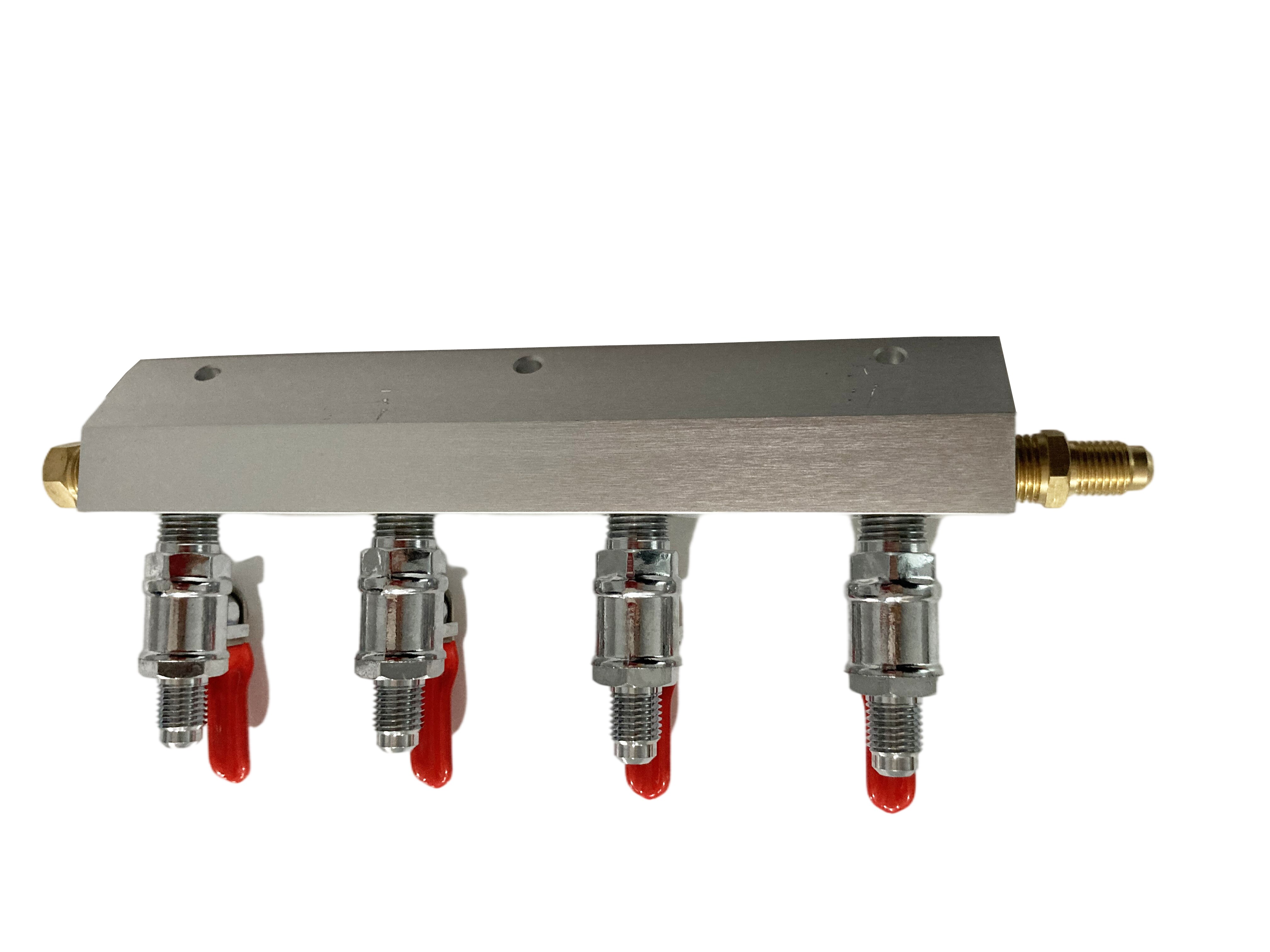 GAS LINE MANIFOLD SPLITTER 4 WAYS (MFL THREAD) home brew