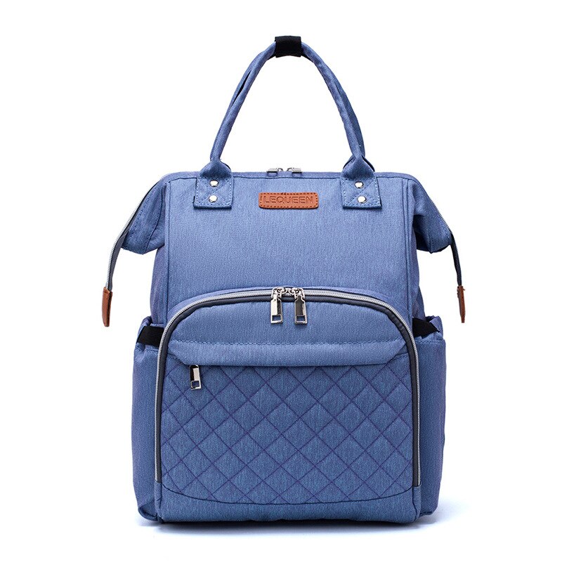 Lequeen – sac à couches pour bébé, sac à dos à bandoulière, multifonctionnel, grande capacité, étanche, rangement d'objets