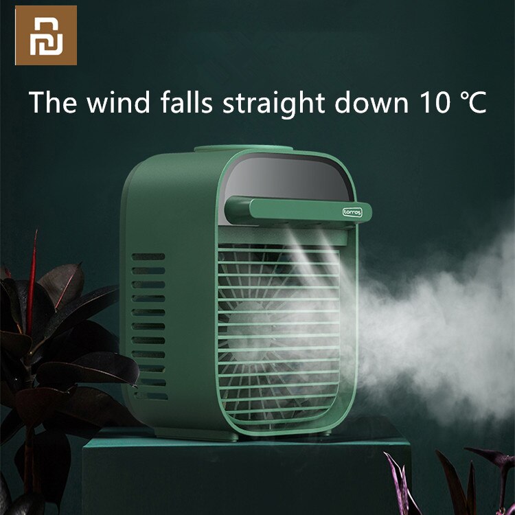 Xiaomi Portable Air Conditioner Mini USB Air Cooler Fan Cooling Humidifier Office Home Room Air Conditioning Water Cooling Fan