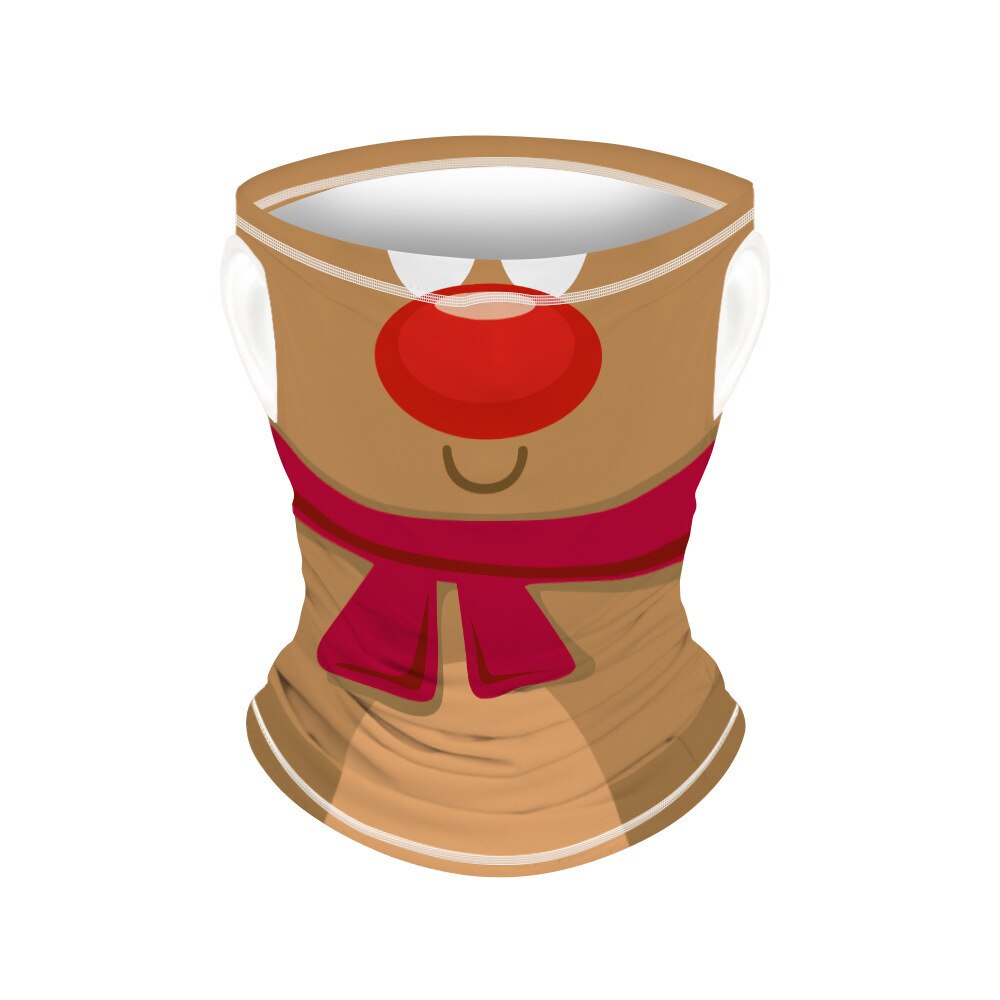 Kinderen printen stofdichte rijoren magische hoofdband multifunctionele kerstbaard sjaals ademende bandana's: 007 / M