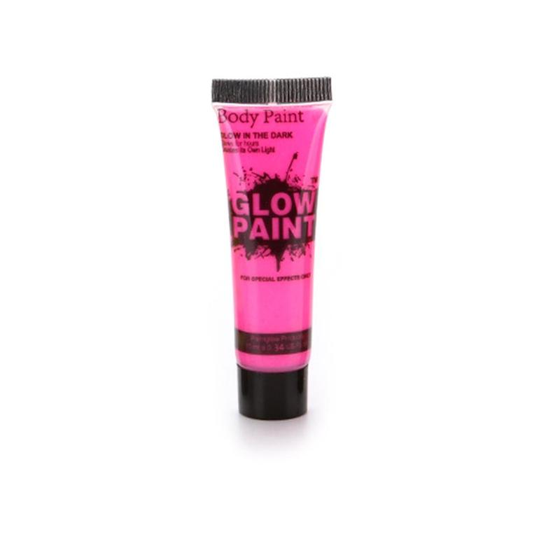 1Pcs 25Ml Nachtlampje Gezicht Verf Lichtgevende Make Fluorescerende Bodypaint Pigmenten Gezicht Body Art Verf Makeup Tools schmink: pink