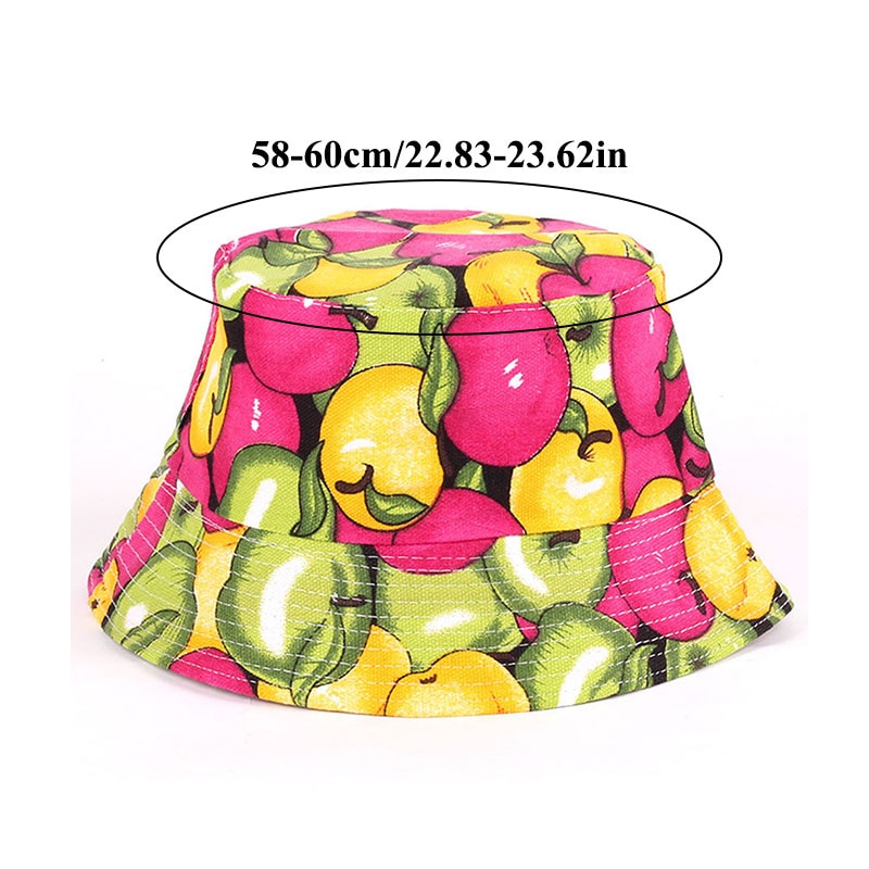 Sun Hat Beach Sunscreen Bucket Cap Unisex Flowers Pattern Bucket Hat Fisherman Hat Travel Beach Round Hats Sunshade Casual Caps