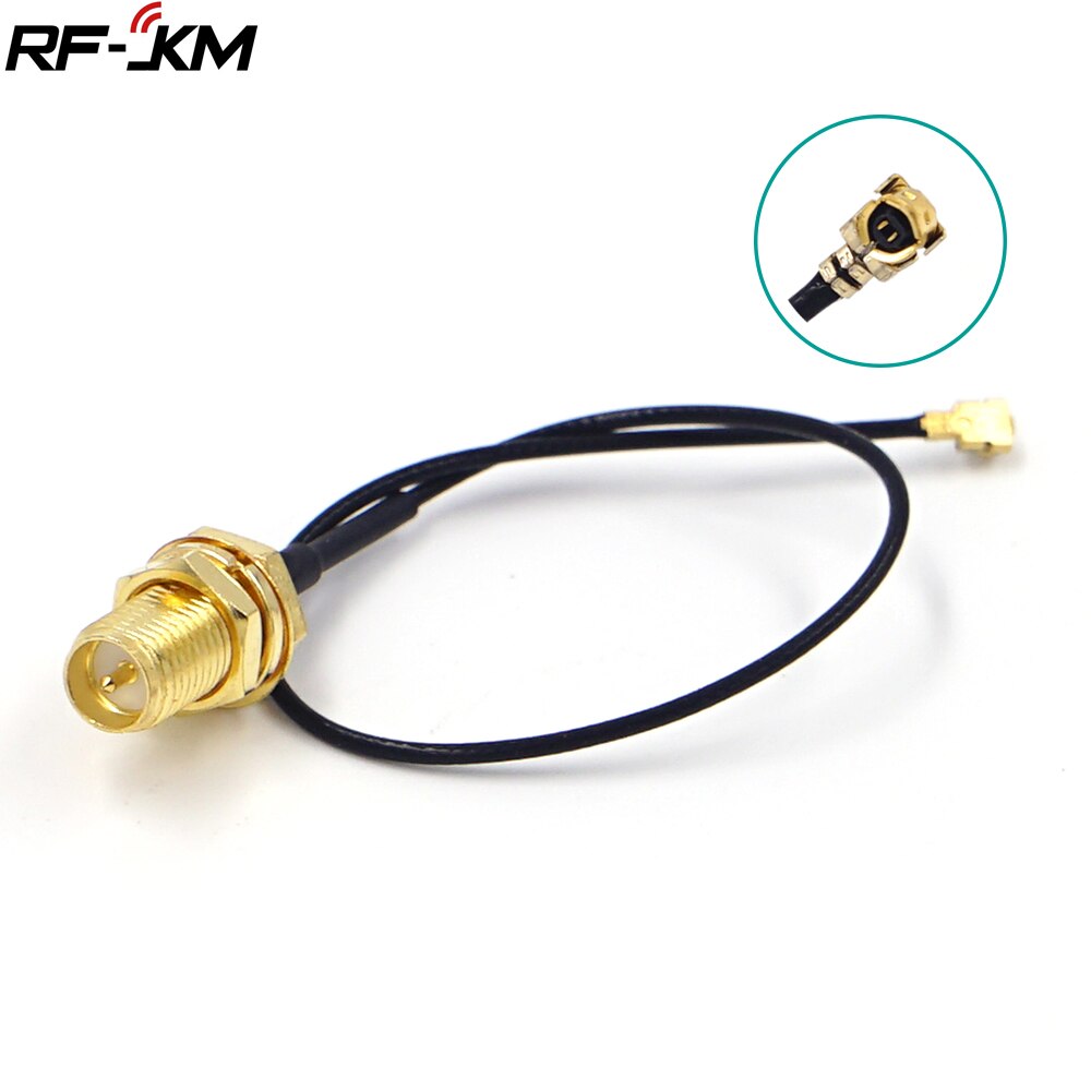 U.FL/IPX IPEX UFL a RP-SMA SMA antena hembra macho WiFi Cable Pigtail ufl ipex 1,13mm Cable RF 15CM