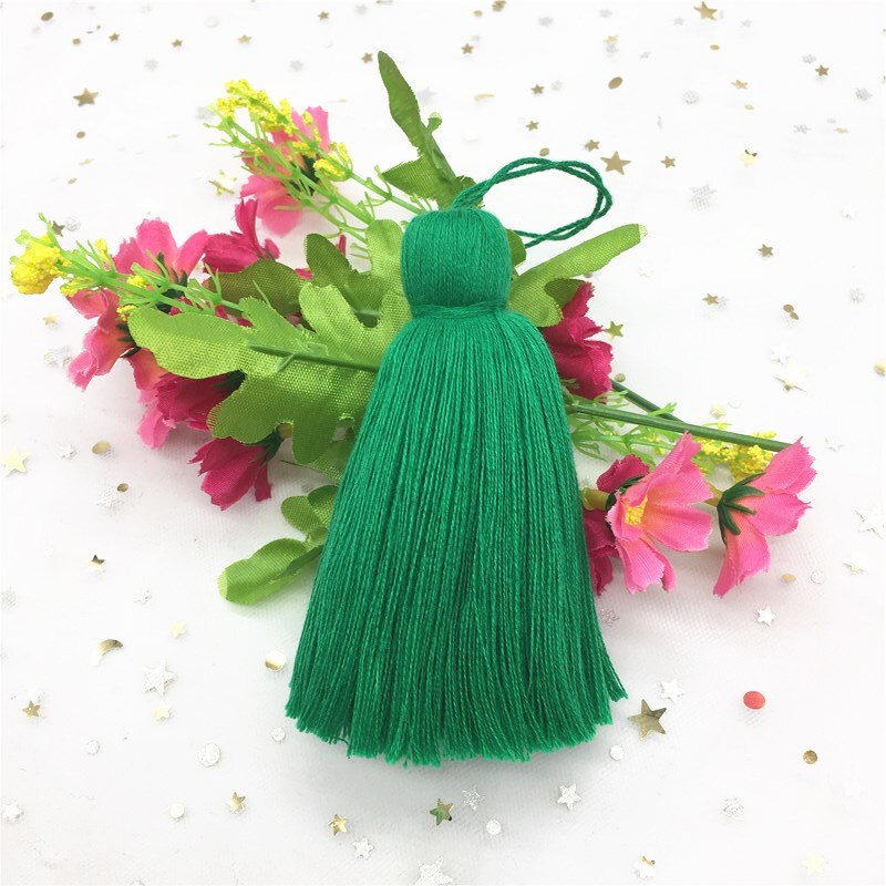 1 st fluffigt kort hängrep tofsar smycken hemtextil gardinkläder hängande hantverk 19cm tofsar diy kläder dekormaterial