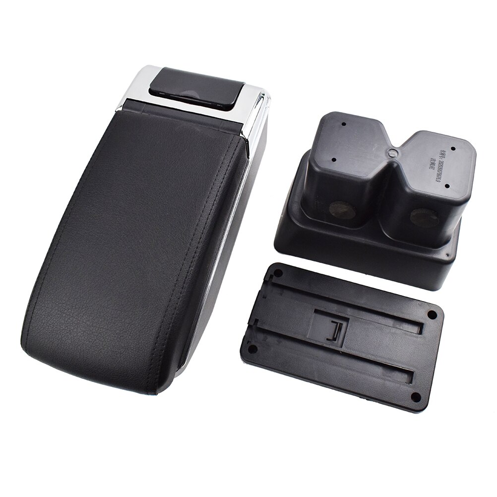 Armrest box For Suzuki Jimny Duel Comfort Storage Black Leather Container Tray Center Console Cup Holder Car Styling