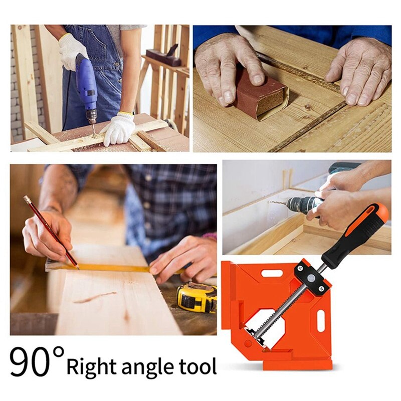 Right-Angle Fixture 90 Degree Adjustable Angle Fixture Tool, Suitable for Woodworking, Welding, Woodworking
