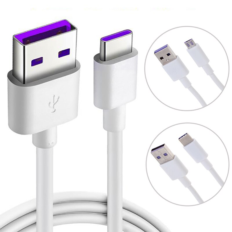 5A Micro USB/Type-c Cable Fast Charge Cable Sync Data For Android USB Charger Cables