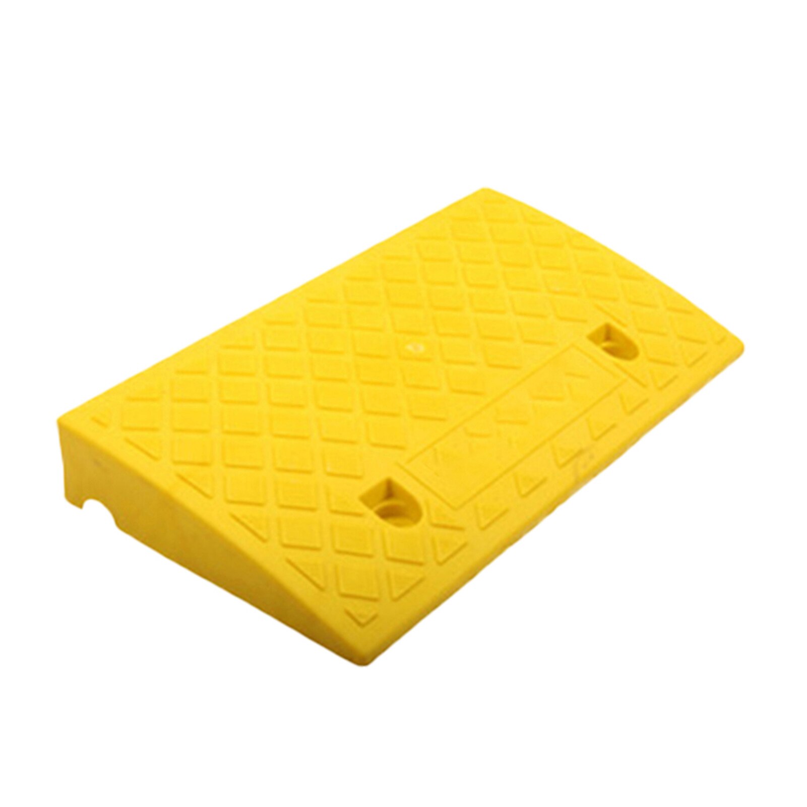 Rampas de Curb portátiles para coche, remolque, camión, motocicleta, silla de ruedas, pendiente de plástico resistente, 1 ud.: Yellow