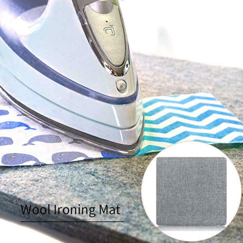 Portable Wool Pressing Mat Ironing Pad High Temperature Resistance Ironing Pad Felt ironing Wool Pressing Board Easy Press Mat