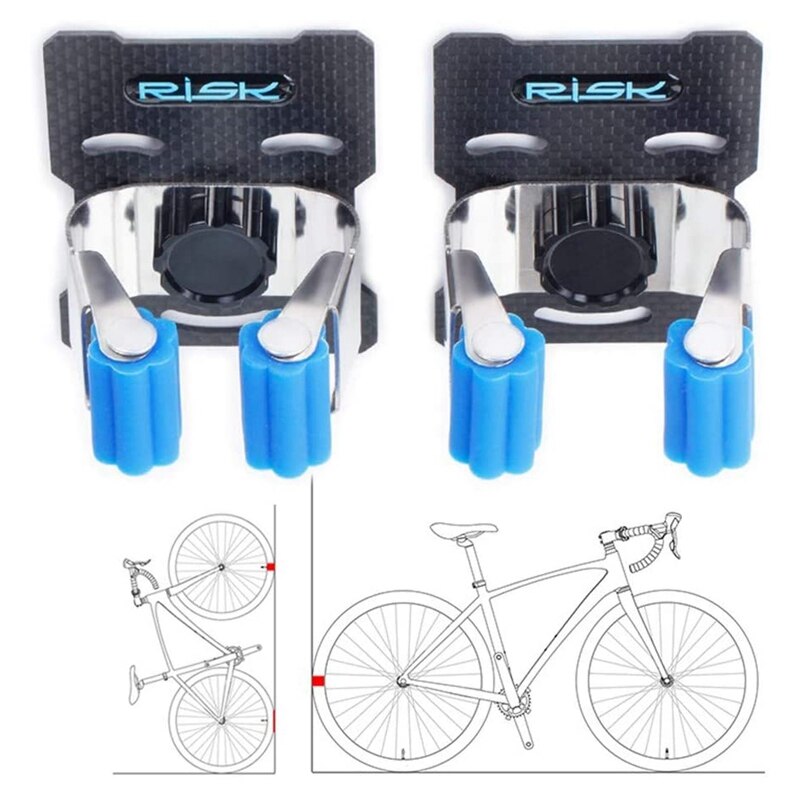 RISK Bicycle Parking Rack Wall-Mounted Bicycle Rack Portable Bicycle Rack