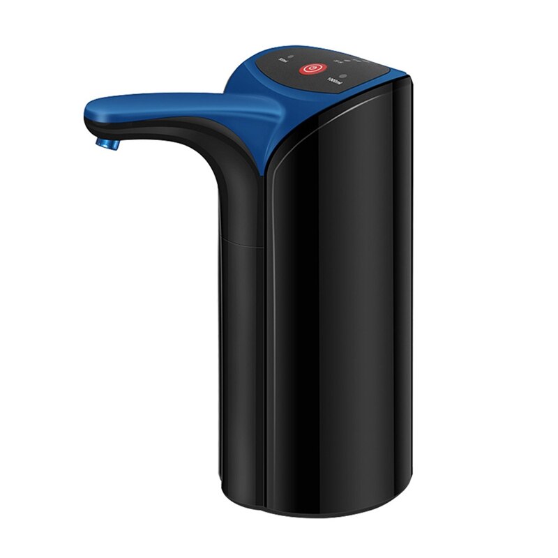 Elektrikli su sebili otomatik USB su şişesi pompası ev galon içme suyu şişesi anahtarı akıllı su pompası: Black
