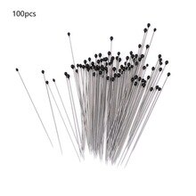 100 Pcs Insect Pins Specimen Needle Stainless Steel with Plastic Box for School Lab Entomology Body Dissection Insect Needle