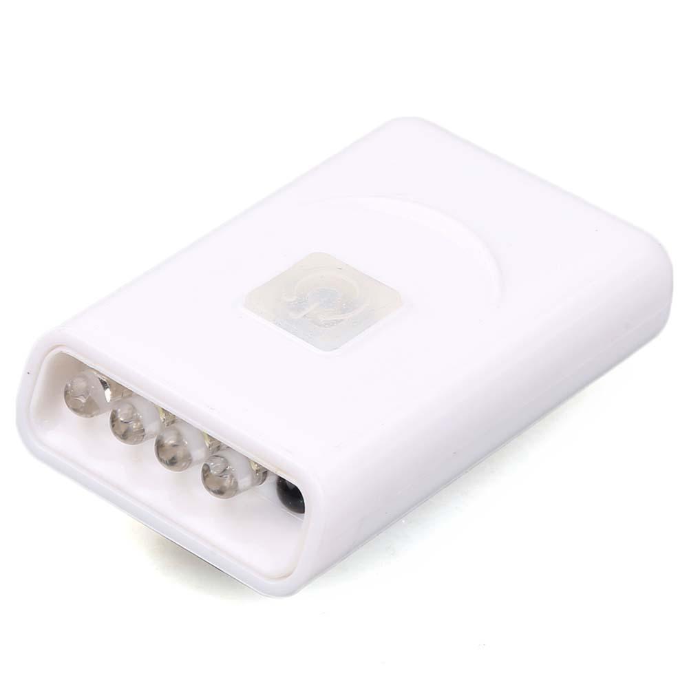 Rechargeable 5LED bright brim light head cap hat lamp USB infrared sensor XPE