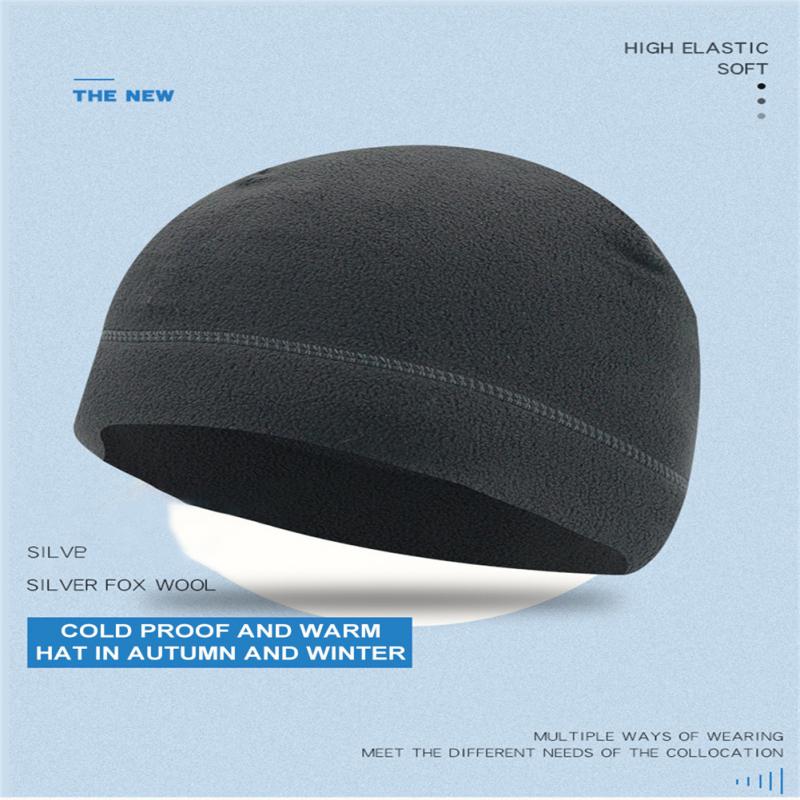 Sombrero de lana para deportes al aire libre, gorro de lana cálido a prueba de viento y frío para escalada de montaña, ciclismo, esquí, correr, Camping, Unisex