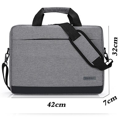 Handtas voor heren schoudertas waterdichte laptoptas casual reistas schoudertas heren oxford doek rits bovenhandvat tassen: Grijs groot