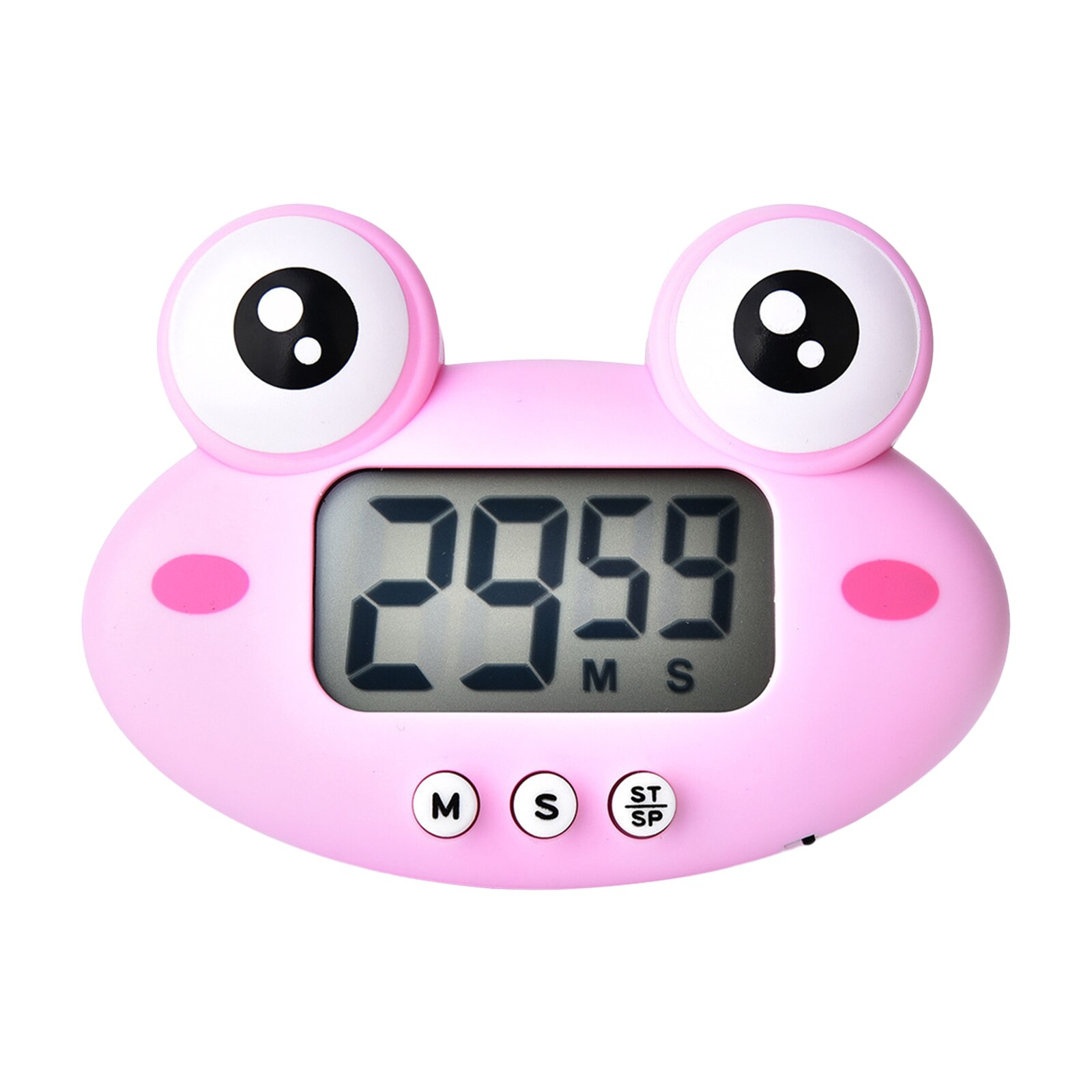 Kitchen Timer Loud Alarm Cooking Timer Countdown Magnetic Clock Timer Cute Animal with Back Stand for Time Management Timer: Type 6