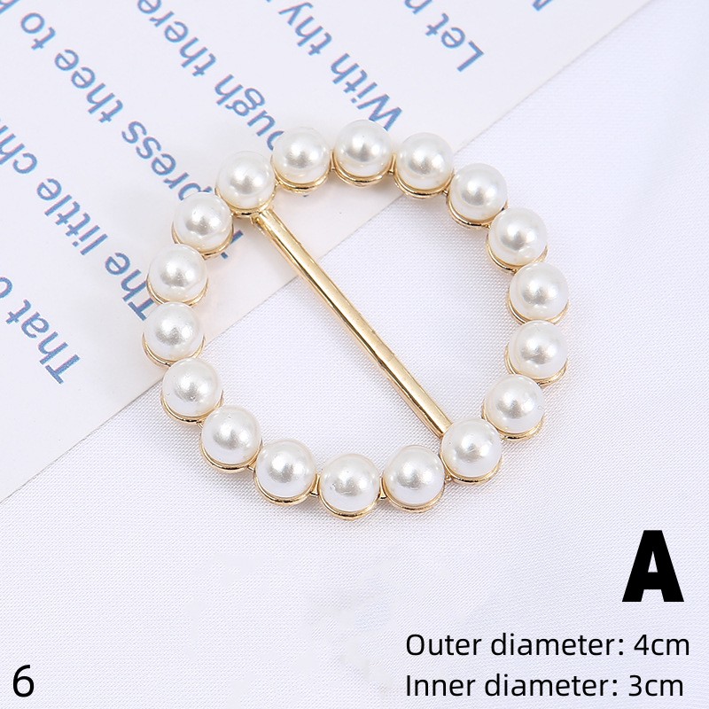 Anneau en métal bouton de taille écharpe bouton ourlet d'angle taille broches nouées femmes T-shirt boucle fixe fille décor accessoires: Rose