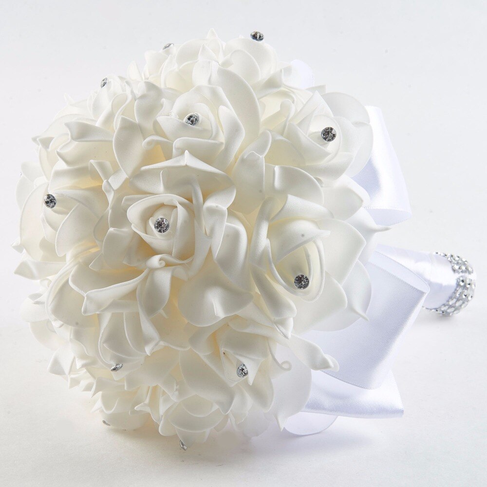 Dressv meilleur Rose perlé Bouquet de mariage fleurs plus de couleurs pour les Bouquets de mariée de mariage