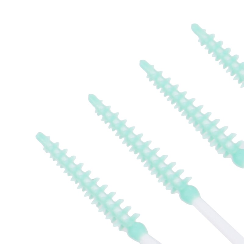 20pcs/pack Adults Ragers Clean Between Teeth Floss Brushes Toothpick Toothbrush Dental Oral Care Tool Soft Silicone Tanden Rager