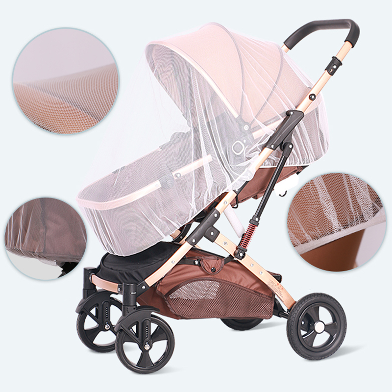 Mosquiteiro para carrinho de bebê, rede de proteção de malha, cobertura completa, mosquiteiro, diâmetro 150cm