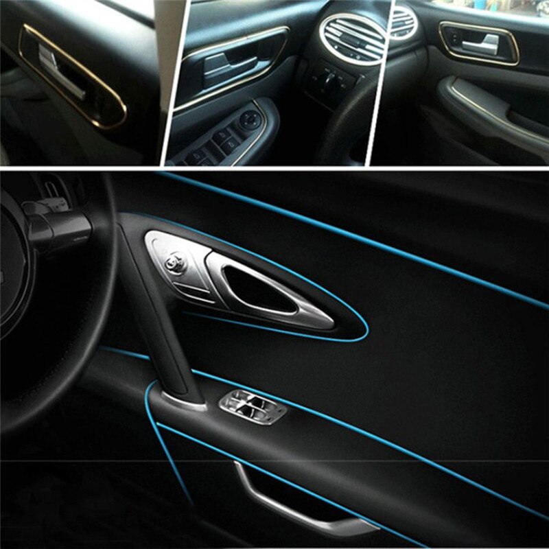 Persoonlijkheid Interieur Trim Met Decoratieve Molding Fascia Dashboard Deur Rand Universele Auto Accessoires Auto Interieur Accessoires