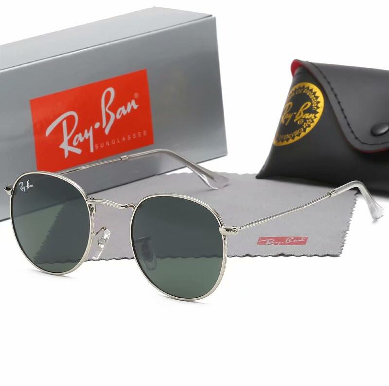Rayban-frete grátis 2020 novas chegadas para homens mulher caminhadas eyewear marca de alta qualidade sunglasse outdoor glasse rb3447: NO3447-1