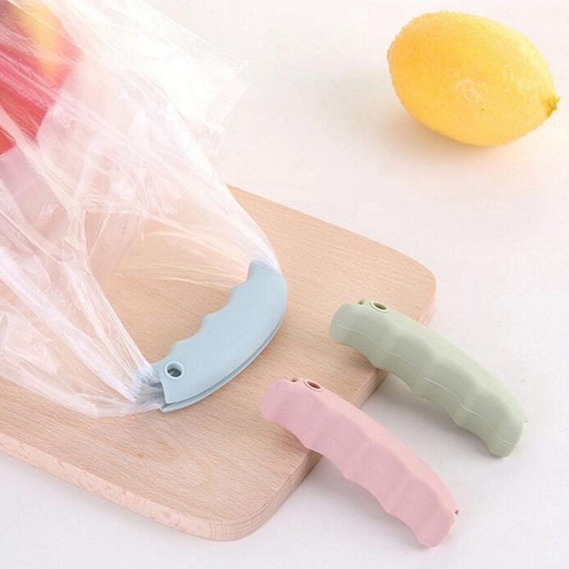 1 PCS Silicone Mention Dish For Shopping Bag to Protect Hands Trip Grocery Bag Holder Clips Handle Carrier Lock Home Tool