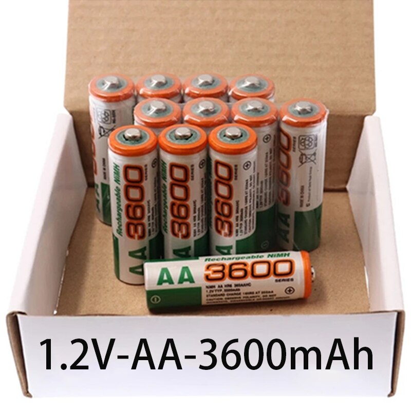 Aa Rechargeable Battery Recargables Aa 3600mah 1.2V Ni-mh AA Battery Batteries Only Bundle 1 Cn(origin) 4-28 CE