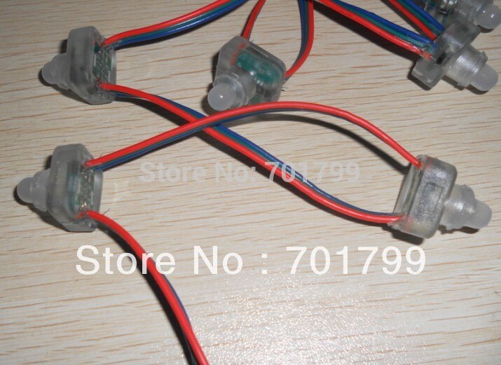 50nodes DC12V input TM1804 pixel node,IP68 rated