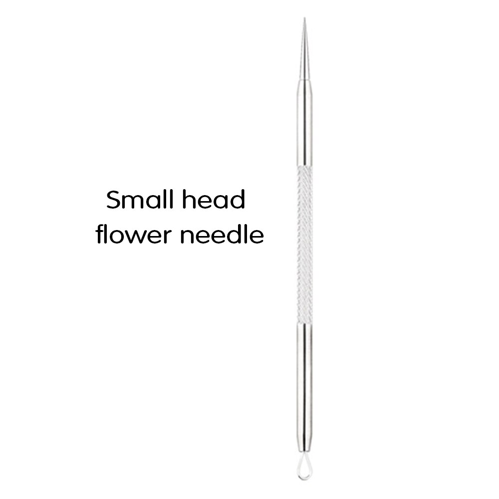 Blackhead Pimple Acne Remover Tool Spoon for Face Cleaning Skin Care Acne Tweezers Comedone Blemish Extractor Needle: 01