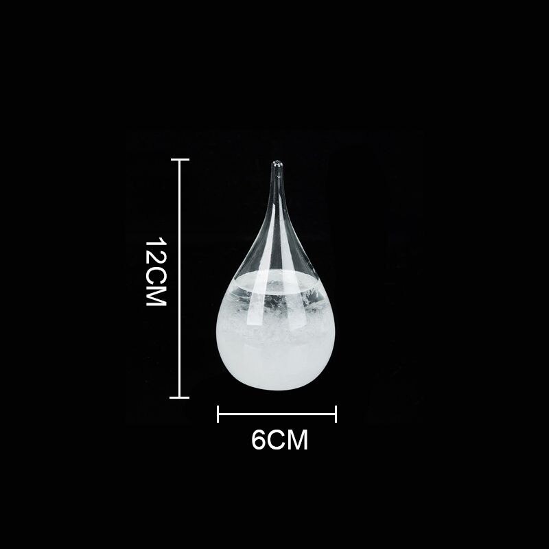 Stylish Beautifully Desktop Weather Forecast Water Glass Bottle Barometer Bottles Weather: 1