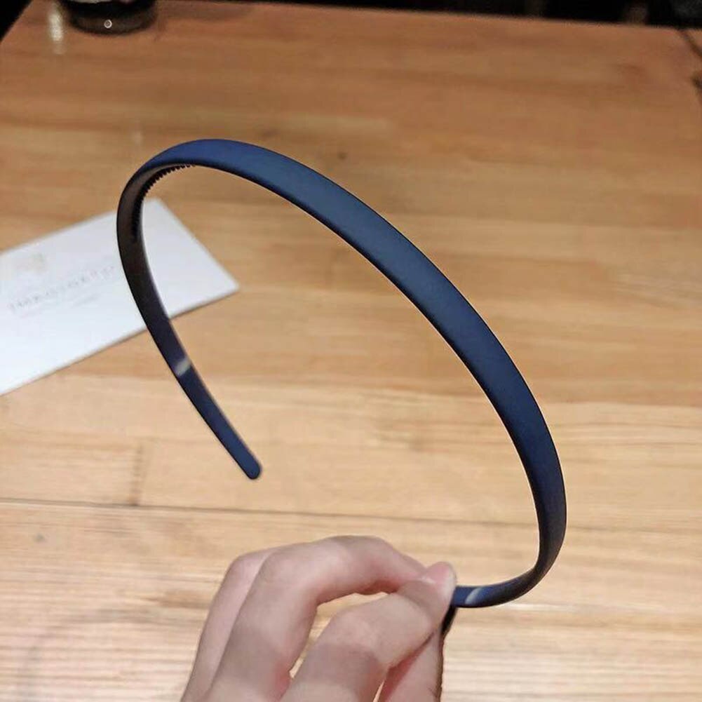 Solid Vrouwelijke Frosted Bezel Hoofdband Tulband Haarband Voor Vrouwen Lady Haar Hoepel Haaraccessoires Hoofddeksels Hoofdtooi Elegante: A4