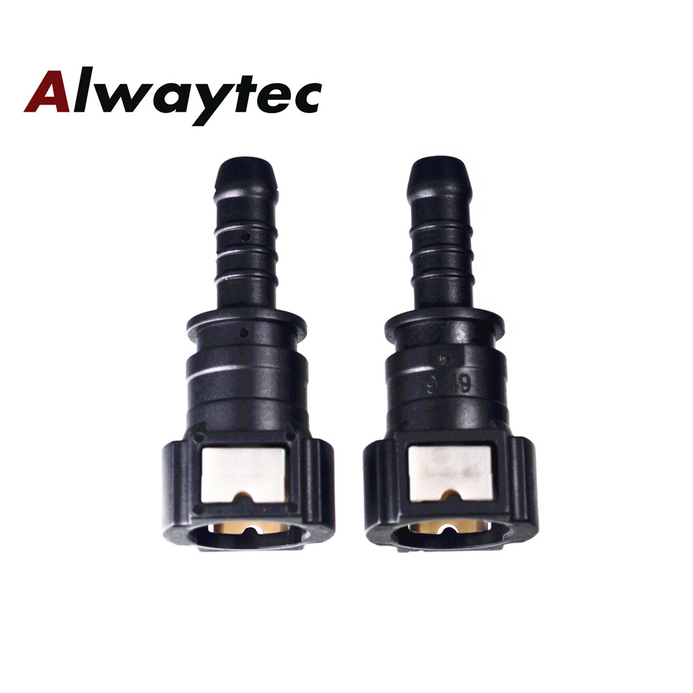 Auto parts Fuel Line Fitting Connector,SAE3/8" Elbow Plastic Coupling Large Hose Connector,