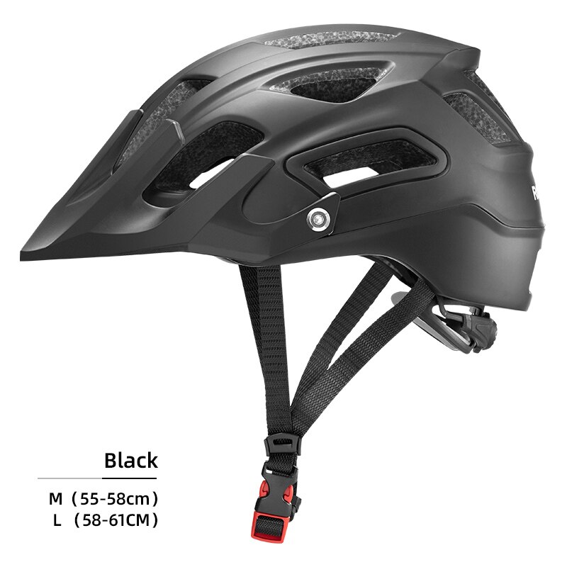 Rockbros capacete de bicicleta masculino feminino eps segurança ciclismo capacete ultra-leve integralmente moldado mtb mountain road capacete de bicicleta: S / Verde exército