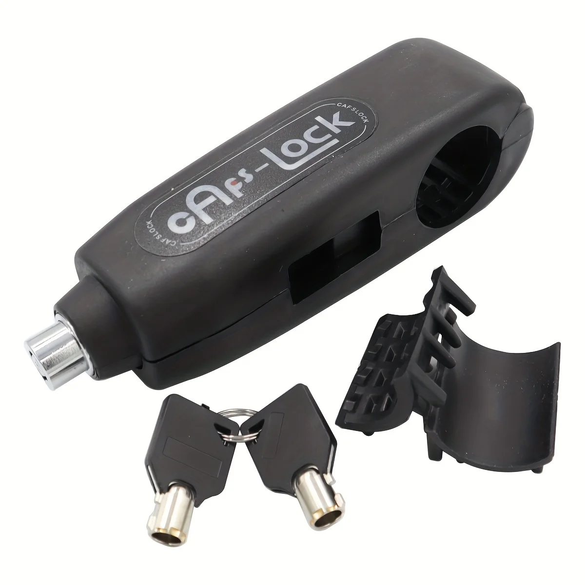 Cerradura para manillar de motocicleta, vehículo eléctrico, Scooter, bicicleta, seguro, antirrobo, acelerador, bloqueo de freno, accesorios para motocicleta: Verde militar
