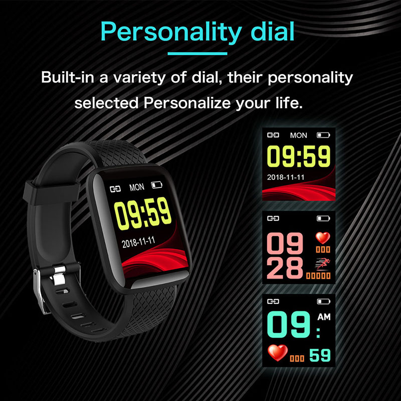 Smart klocka sport fitness armband aktivitetsmätare pulsmätare blodtryck för ios android män/kvinnor hälsoarmband