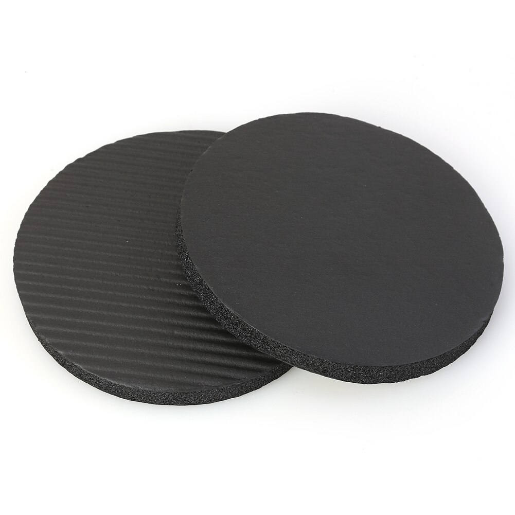 1 paar rutschfeste yogamatten-kissen, tragbare fitness-übungs-kniepolster, kissen für knie, handgelenke, hüften, hände, ellbogen, balance-unterstützung: Schwarz