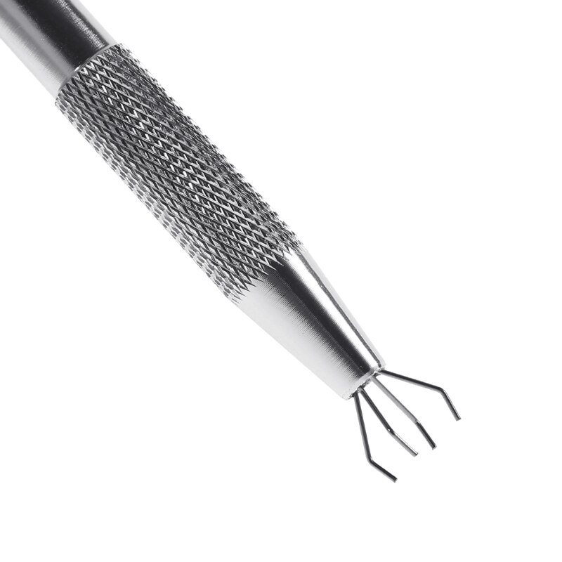 E5BE IC Chip Pick up Tool 4 Prong Grabber Tool for Small Parts Electronic Components