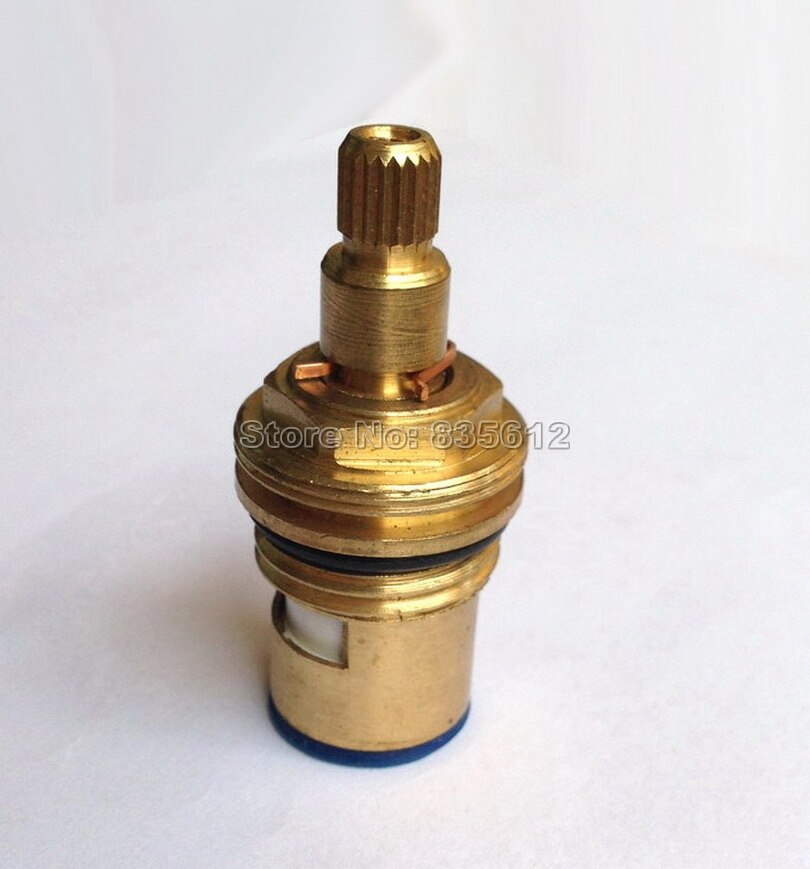 Standard1/2 Replacement Brass and Cold Quarter Turn Tap Valve Ceramic Disc Cartridge 20 teeth Faucet Accessory tba501