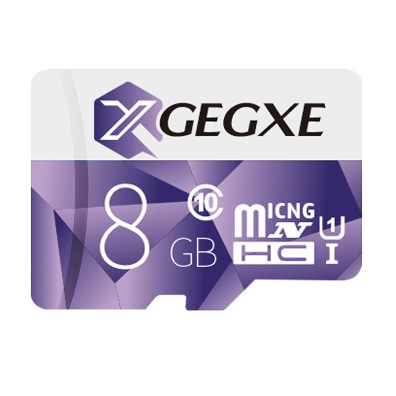Carte micro SD/TF d'origine XGEGXE haute vitesse 8GB 16GB 32GB carte mémoire flash 64GB 128GB 256GB pour caméra de tableau de bord DVR téléphone intelligent PC: 8G