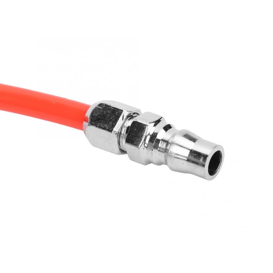 5*8mm High Pressure Flexible Air Compressor Hose with Male/Female Quick Connector 15M Red Pneumatic Hose