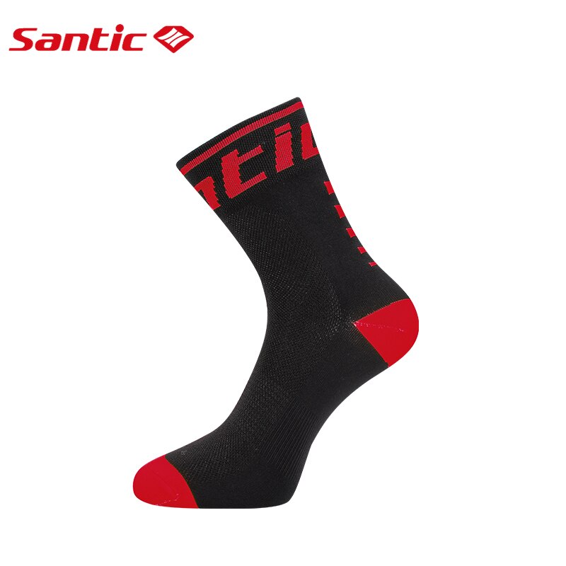 Santic 4Pcs Men Women Cycling Socks Bike Bicycle Socks Breathable Anti-sweat Outdoor Sports Ciclismo Socks 4Pcs