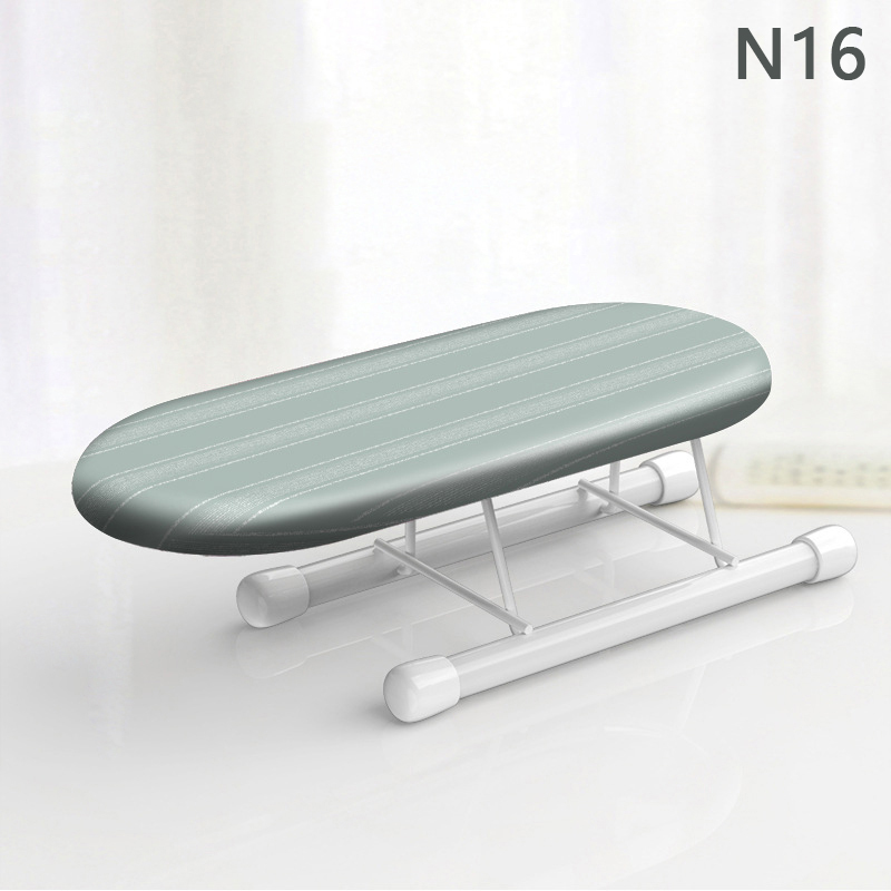 Folding Mini Ironing Board with Folding Legs Portable Household Clothes Ironing Rack Home Supplies Heat Resistant Ironing Cover