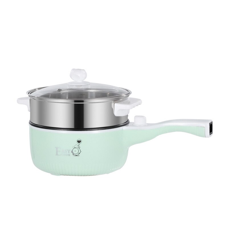 Electric cooker single handle electric pot student dormitory mini small electric frying pan long handle multi-functional