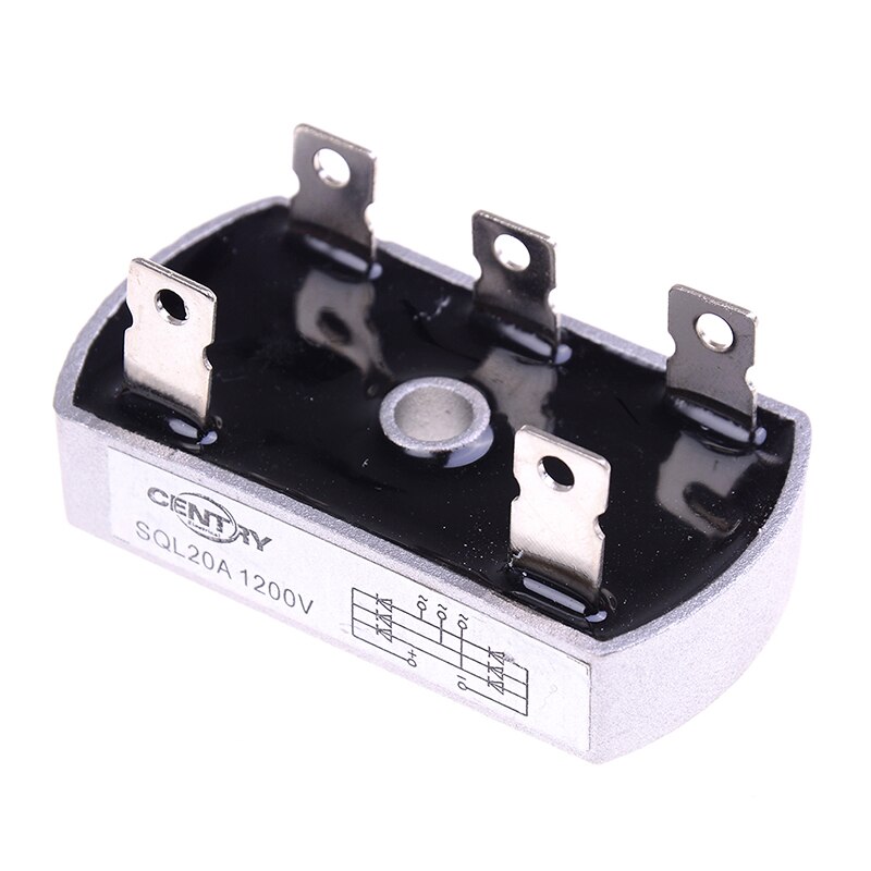 1PC 20Amp Generator Diode Rectifier Bridge Three Phase Power Fast Recovery Rectifiers Diodes Kits For Generator SQL20A