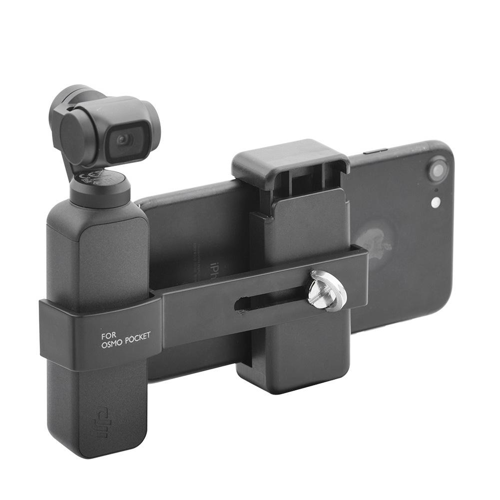 For DJI OSMO Pocket Camera Smart Phone Holder Securing Clip Bracket Mount Mobile Phone Holder Handheld Holder Bracket Phone Clip