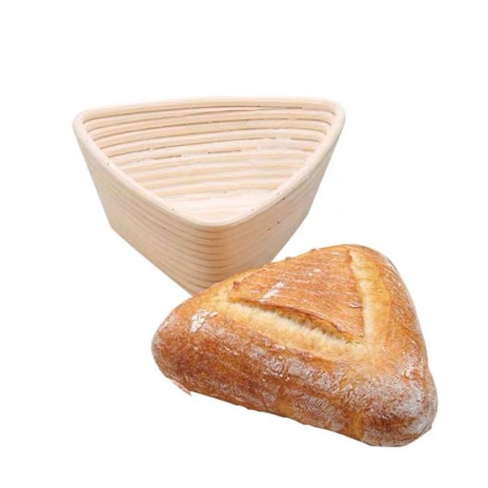 Fermentation Rattan Basket Dough Bread Proofing Proving Basket with Cover Sourdough Bread Fermentation Baskets Kitchen Bakeware