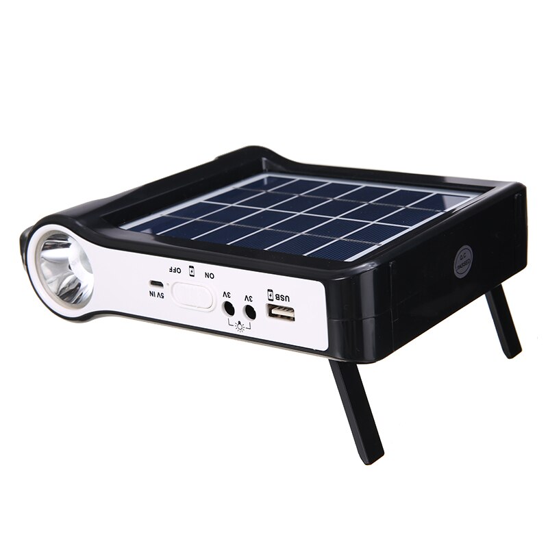220V Portable Solar Panel Power Storage Generator System Reusable USB Charging Generator Outdoor Indoor Lighting