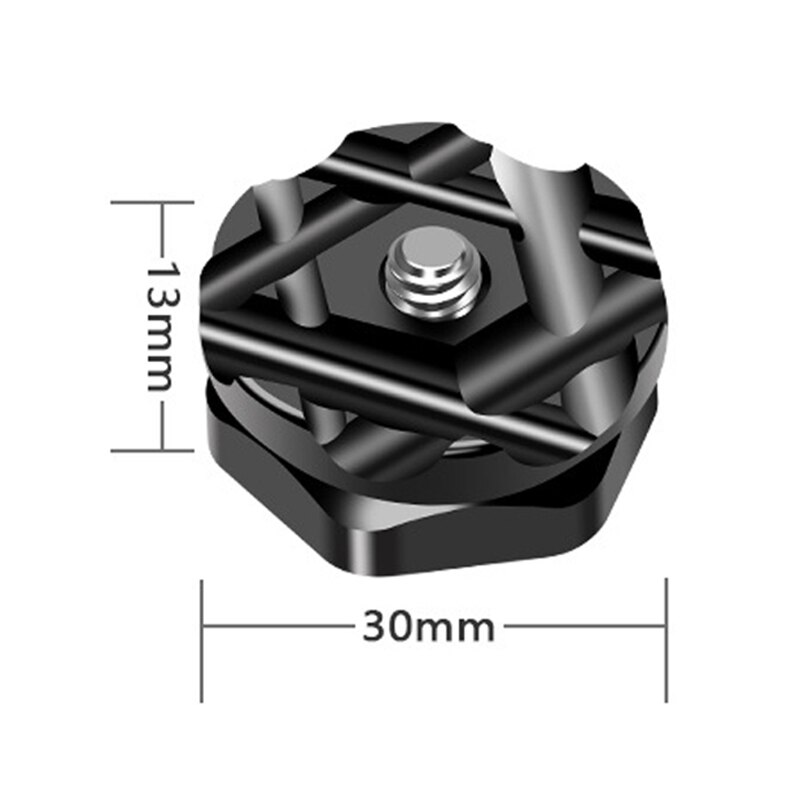 Hdmi Kabel Klem Houder Voor Camera Kooi 1/4 Sdi Hdmi Kabel Klem Koude Schoen Microfoon Kabel Houder Clip